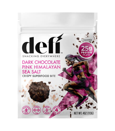DEFI Dark Chocolate Pink Himalayan Salt Crispy Superfood Bite