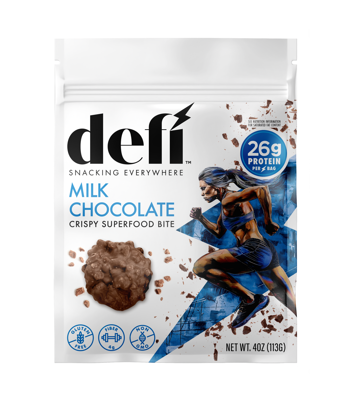 DEFI Milk Chocolate Crispy Superfood Bite