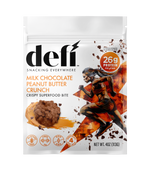 DEFI Milk Chocolate Peanut Butter Crunch Crispy Superfood Bite
