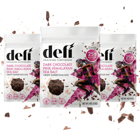 Dark Chocolate Pink Himalayan Salt Crispy Superfood Bite 3-pack